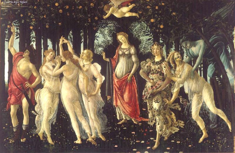 BOTTICELLI, Sandro La Primavera, Allegory of Spring